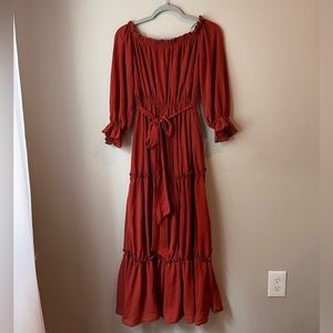 Baltic Born Dress Rust Color Size Small